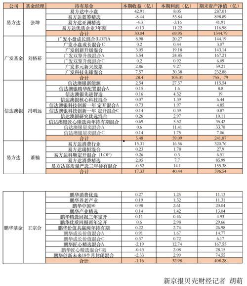 北京明星基金经理排名,谁执牛耳，引领投资新风向