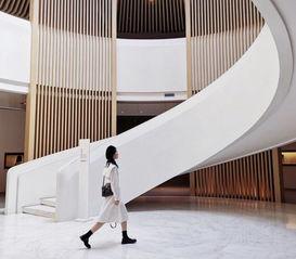 网红展厅楼梯效果图,创意与美学的完美融合